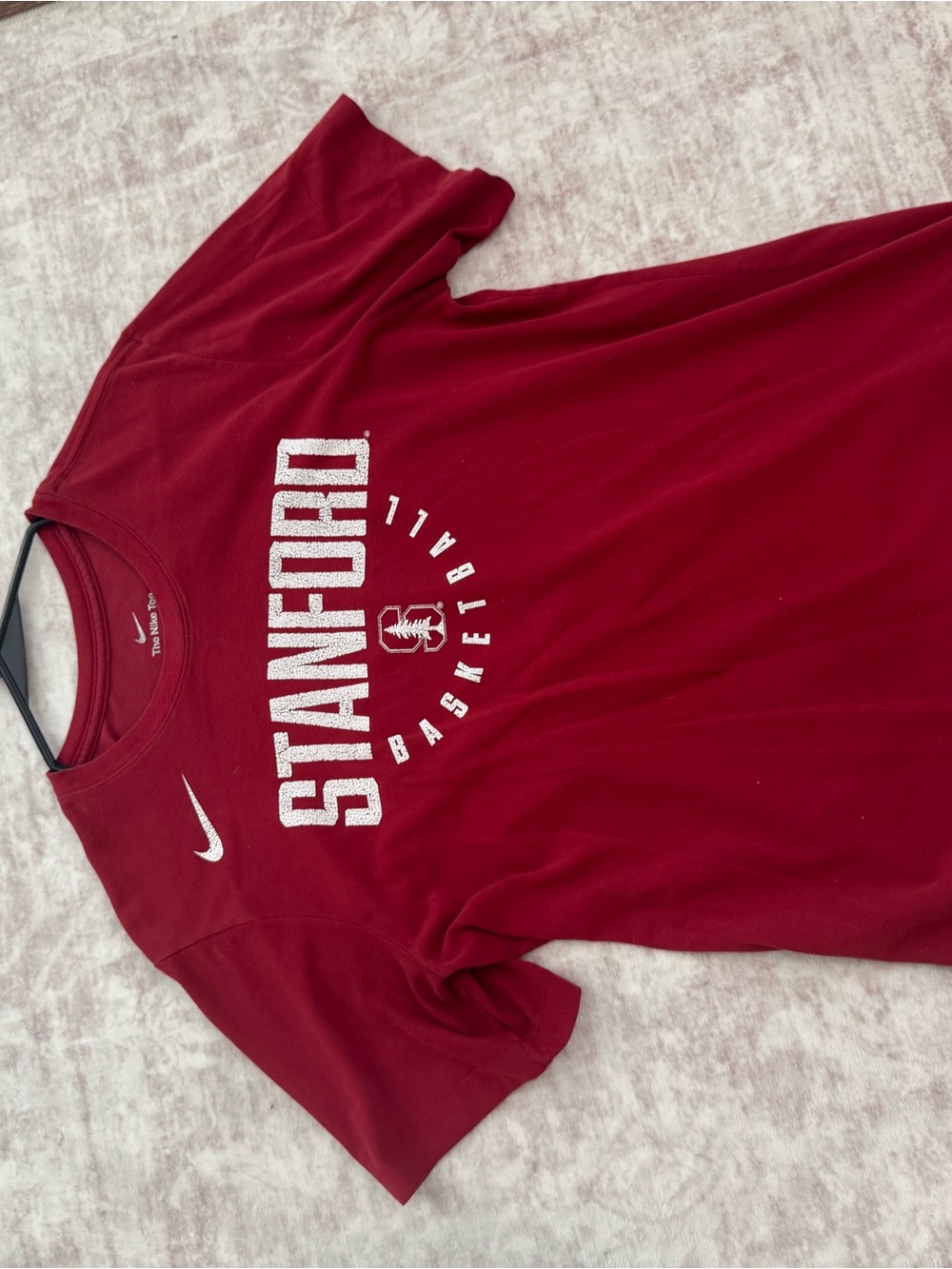 Nike Stanford Cardinal Red Basketball Short Sleeve Tee